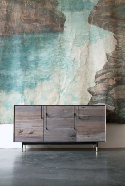BDDW - NYC Showroom 2012. Antique Mural.
