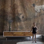 20th-Century-by-HKFA-vintage-antique-mural-BDDW-showroom-Manhattan-NYC-hunting-dog