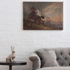 20th-Century-by-HKFA-vintage-antique-painting-BDDW-showroom-Manhattan-NYC-horses